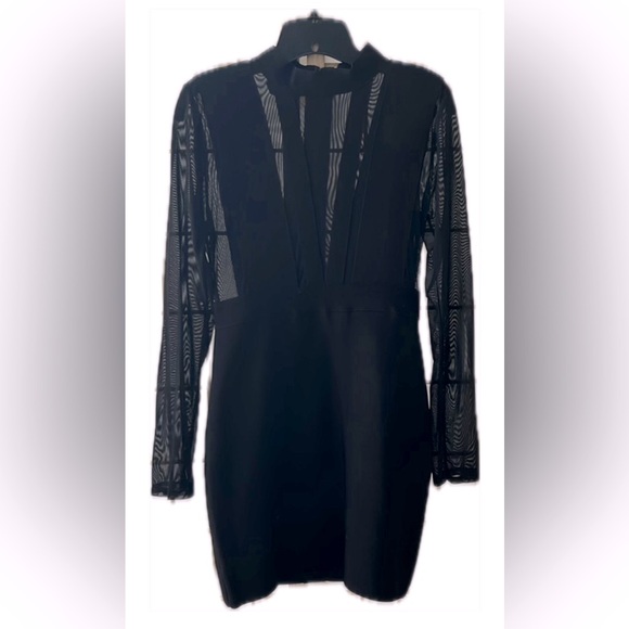 Bebe mesh body con dress - Picture 6 of 6